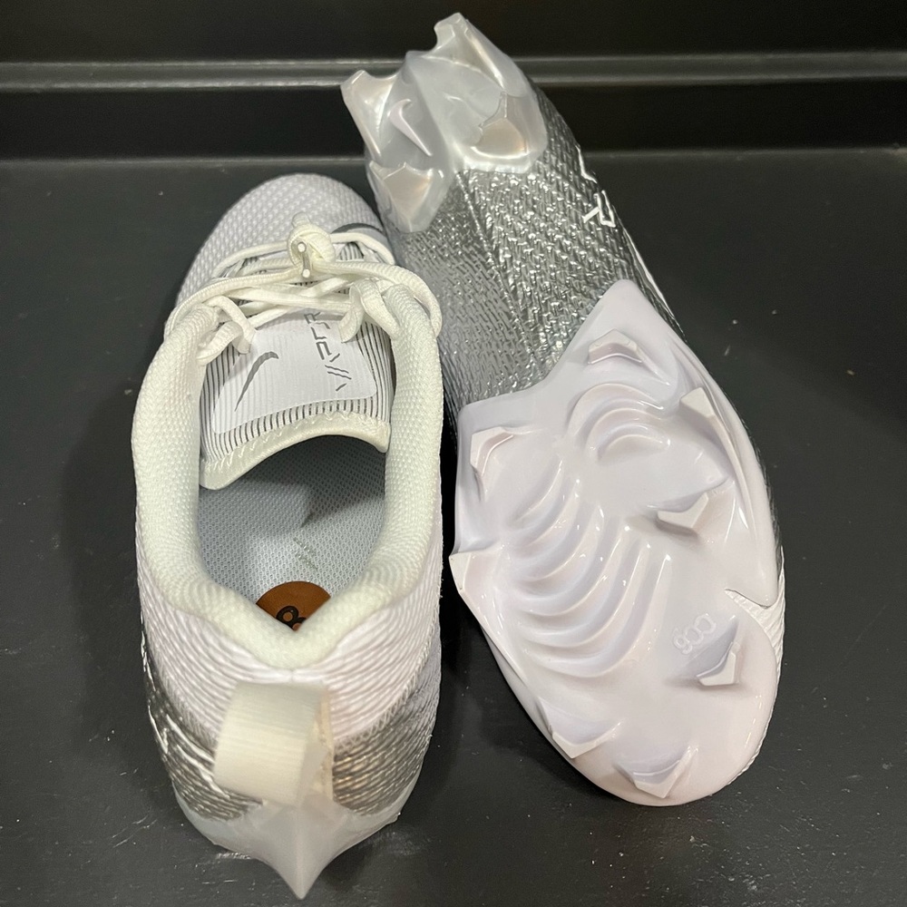 Nike Vapor Edge Speed 360 2 White/Metallic Sz M8 W9.5 NWOB-Flag Football rated - Picture 4 of 5